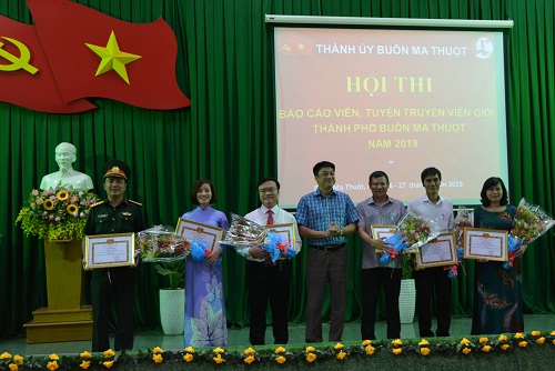 Bế mạc hội thi “Báo cáo viên, tuyên truyền viên giỏi” Thành phố Buôn Ma Thuột năm 2019