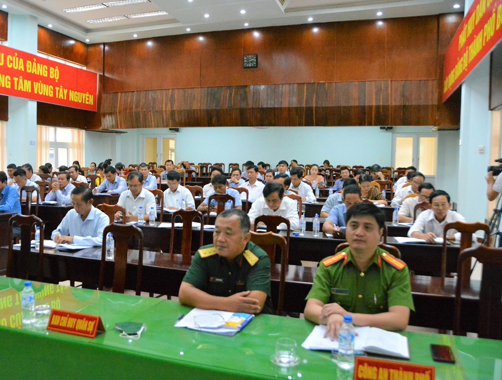 UBND TP.Buôn Ma Thuột hội nghị triển khai nhiệm vụ tháng 9 năm 2020