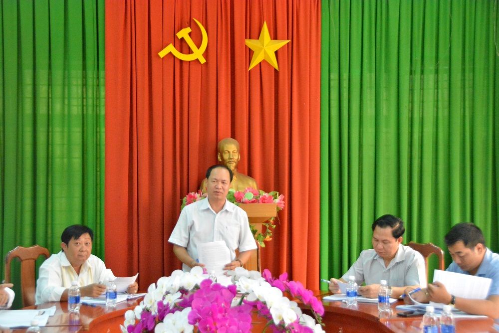 Đoàn công tác số 2 của Thành ủy làm việc với Đảng ủy phường Tân Hòa, Tp. Buôn Ma Thuột