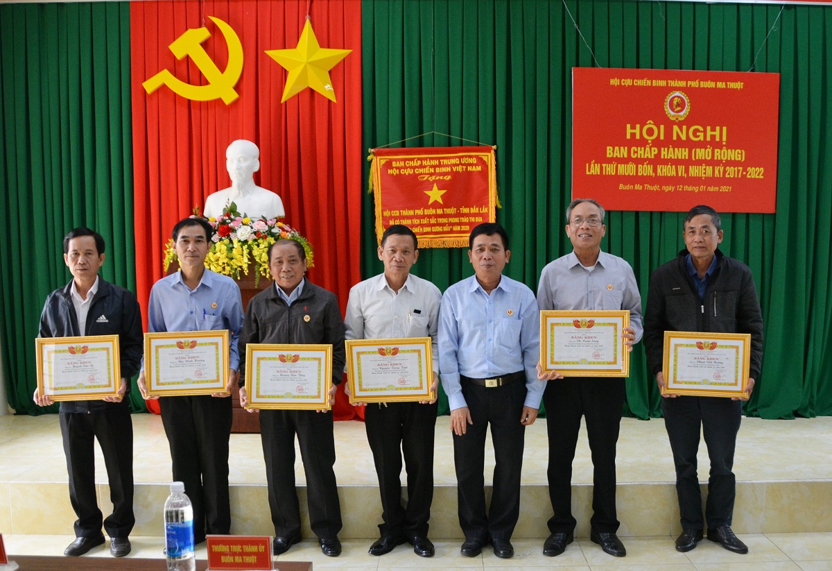 Hội Cựu chiến binh Thành phố tổ chức hội nghị Ban chấp hành lần thứ 14, nhiệm kỳ 2017 - 2022