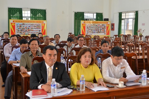 Đảng ủy xã Hòa Xuân, TP.Buôn Ma Thuột: Hội nghị Sơ kết 5 năm thực hiện Chỉ thị số 05 của Bộ chính trị triển khai nhiệm vụ trọng tâm quý II năm 2021