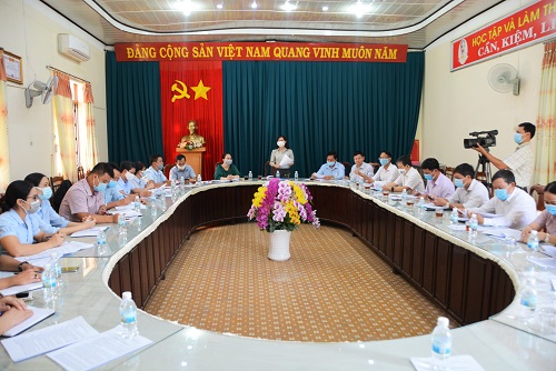 Đoàn công tác số 2 của Thành ủy Buôn Ma Thuột làm việc với Đảng ủy phường Thắng Lợi về tình hình thực hiện nhiệm vụ 6 tháng đầu năm và triển khai nhiệm vụ 6 tháng cuối năm 2021.