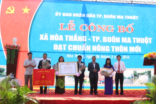 Báo cáo kết quả thẩm tra hồ sơ và mức độ đạt từng tiêu chí nông thôn mới nâng cao của xã Hòa Thắng, TP.Buôn Ma Thuột