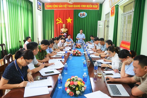 Đoàn công tác số 02 của Thành ủy Buôn Ma Thuột làm việc với Đảng ủy phường Tân Tiến