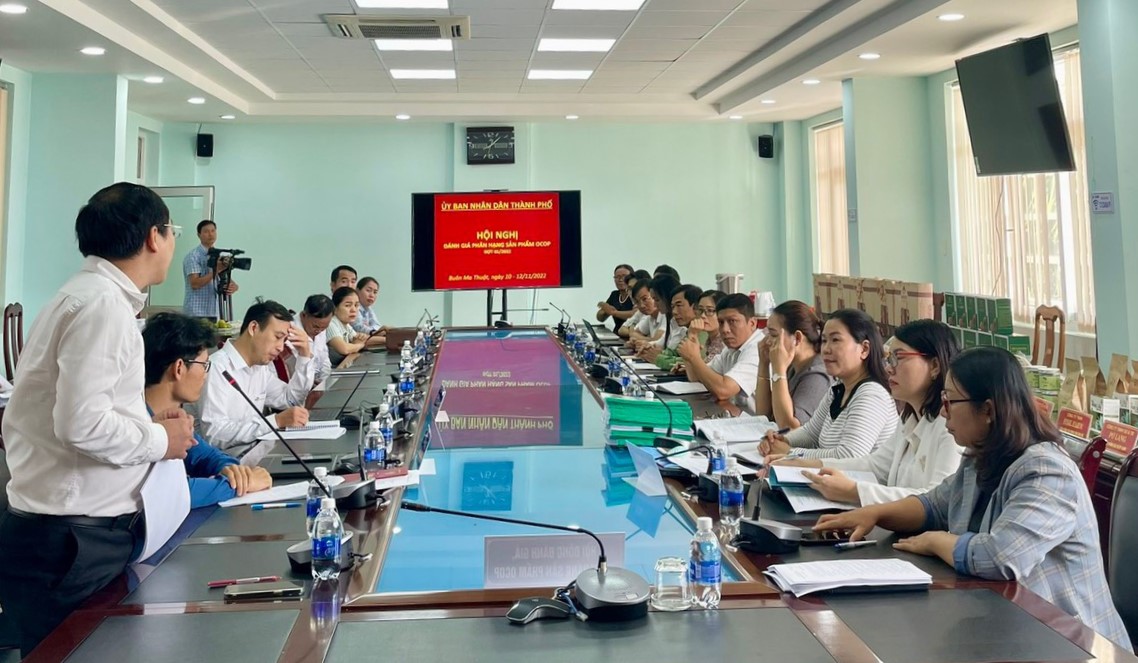 TP.Buôn Ma Thuột: Đánh giá, phân hạng sản phẩm OCOP đợt 1 – lần thứ nhất năm 2022