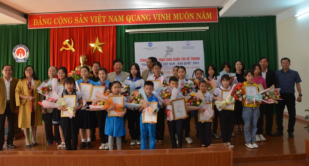 Trao giải Cuộc thi vẽ tranh “Tình hữu nghị Việt Nam - Hàn Quốc”