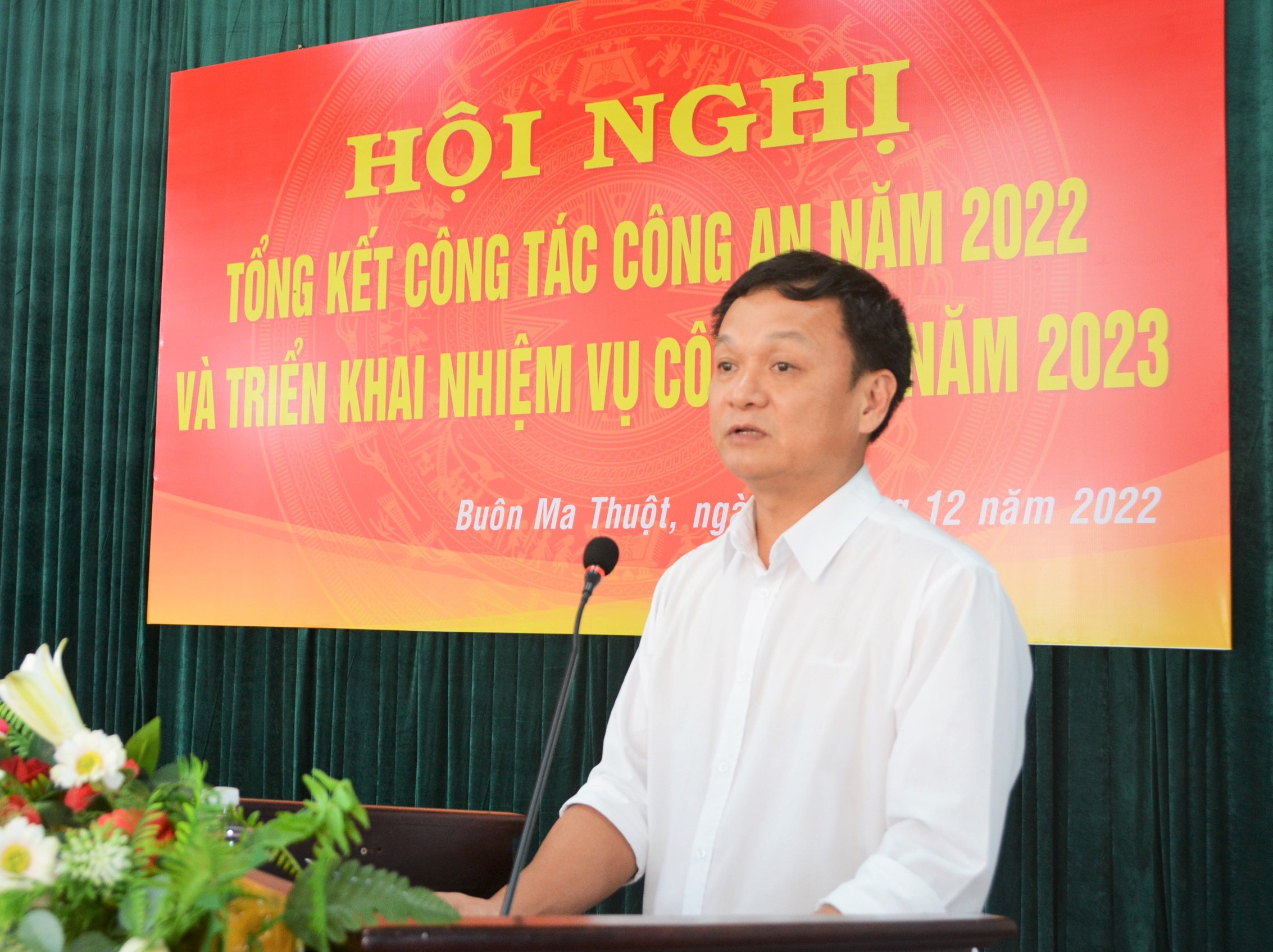 Hội nghị tổng kết công tác Công an năm 2022 và triển khai nhiệm vụ năm 2023