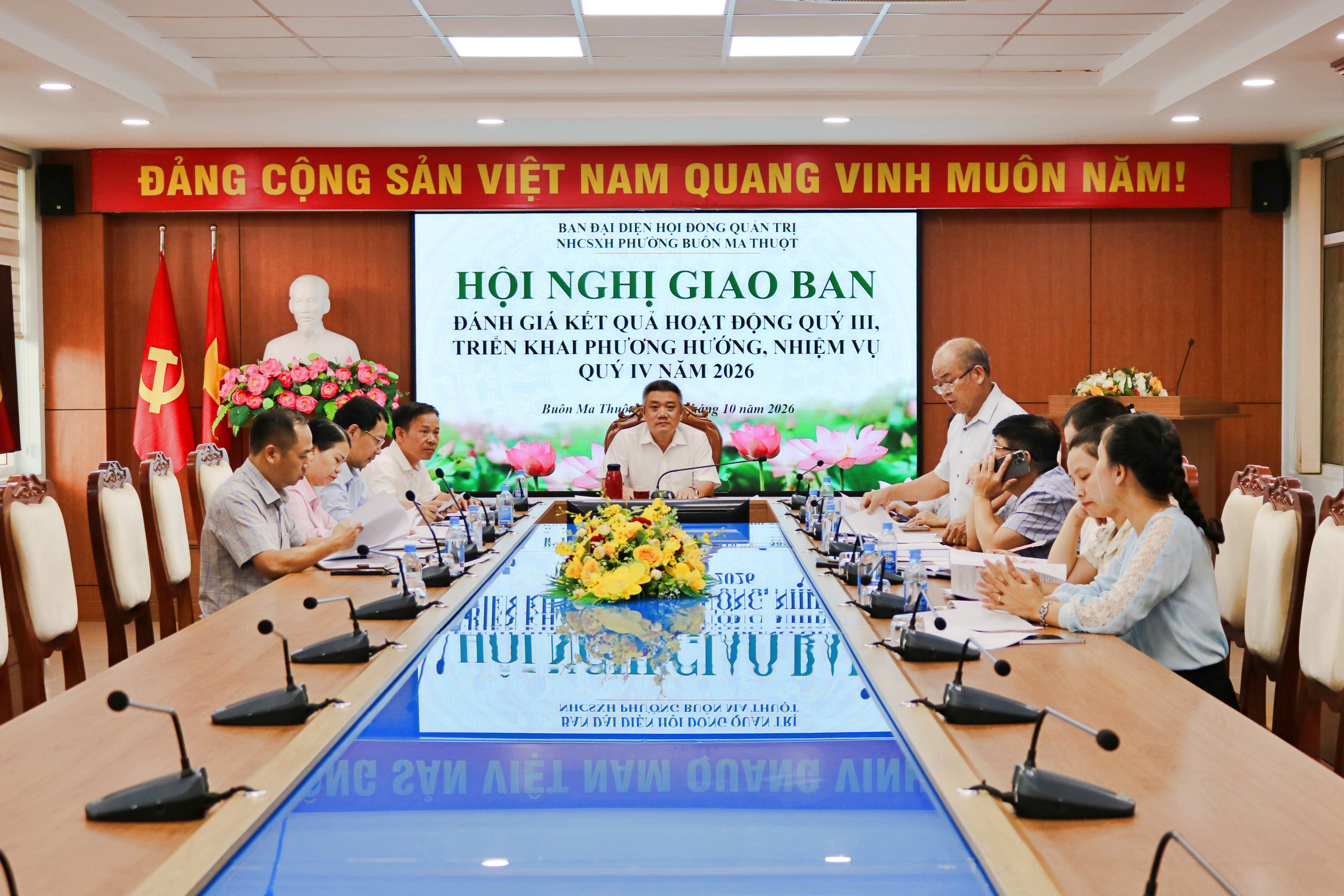 Đến hết Quý III năm 2026, dư nợ tín dụng chính sách phường Buôn Ma Thuột đạt 136,057 tỷ đồng, tăng 26,85%
