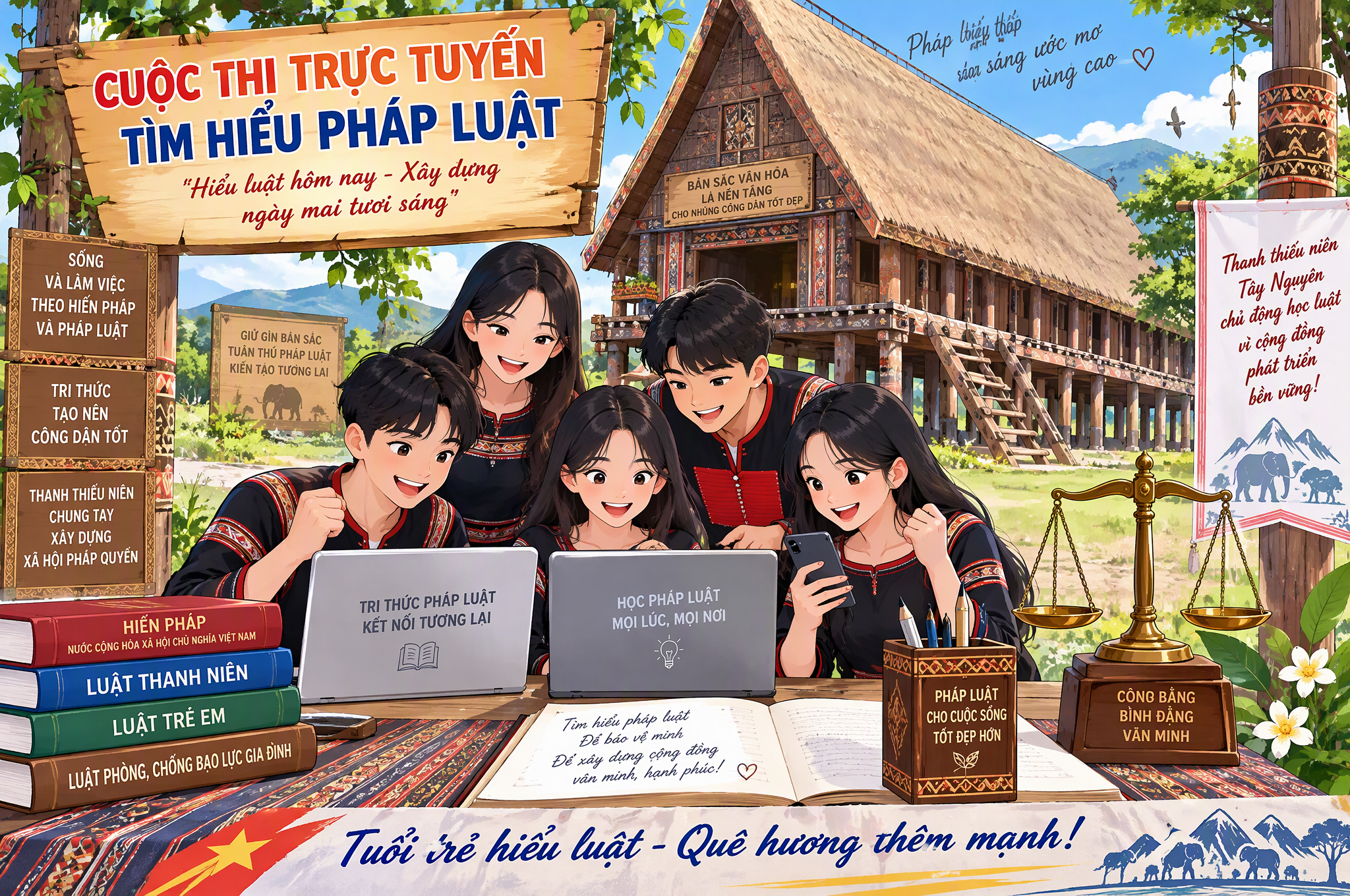 CUỘC THI TRỰC TUYẾN TÌM HIỂU CÁC QUY ĐỊNH PHÁP LUẬT VỀ TƯ PHÁP NGƯỜI CHƯA THÀNH NIÊN