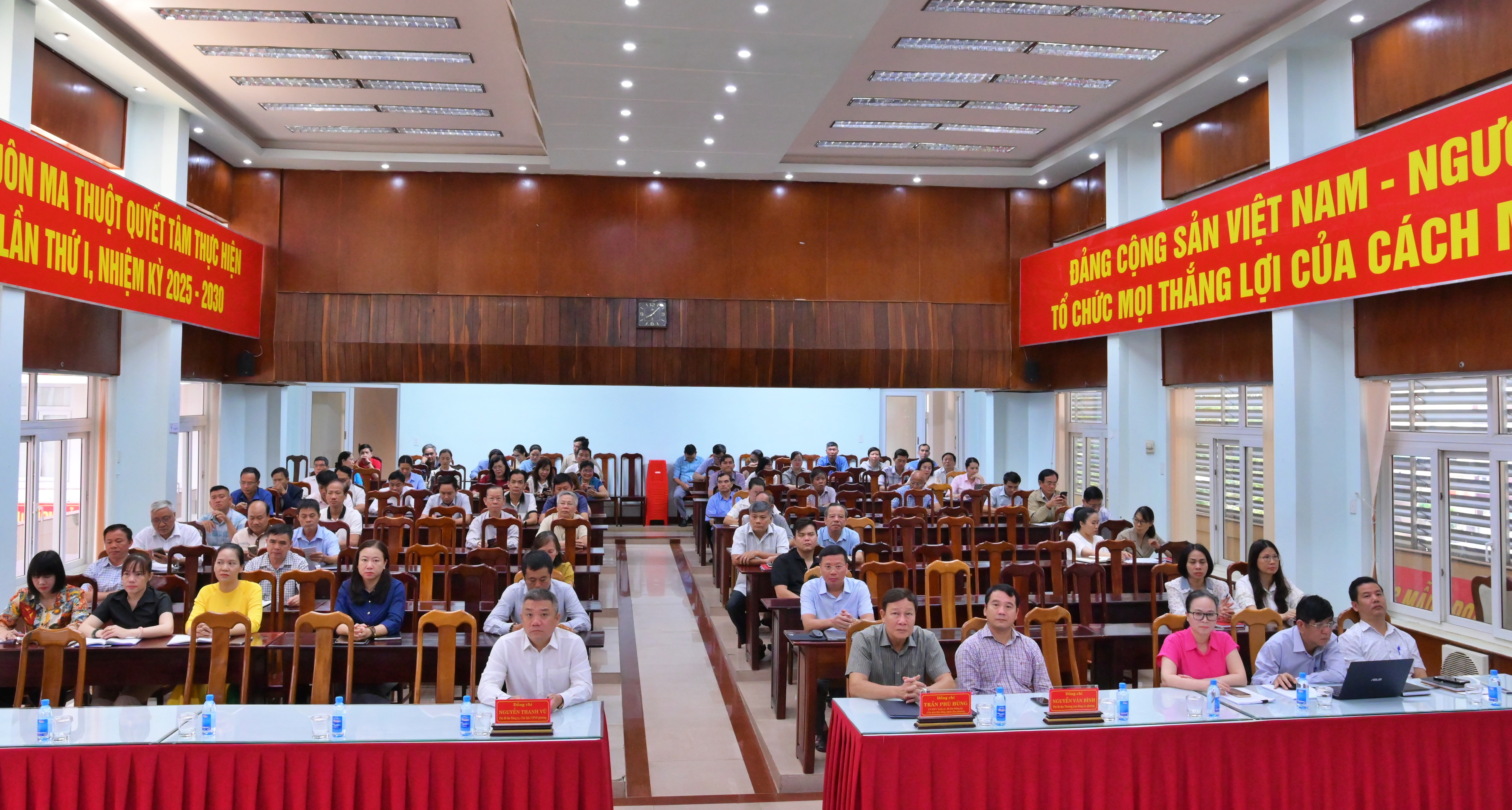 Tham dự Hội nghị toàn quốc quán triệt, triển khai thực hiện Nghị quyết Hội nghị Trung ương 4 khóa XIV tại điểm cầu Phường Buôn Ma Thuột