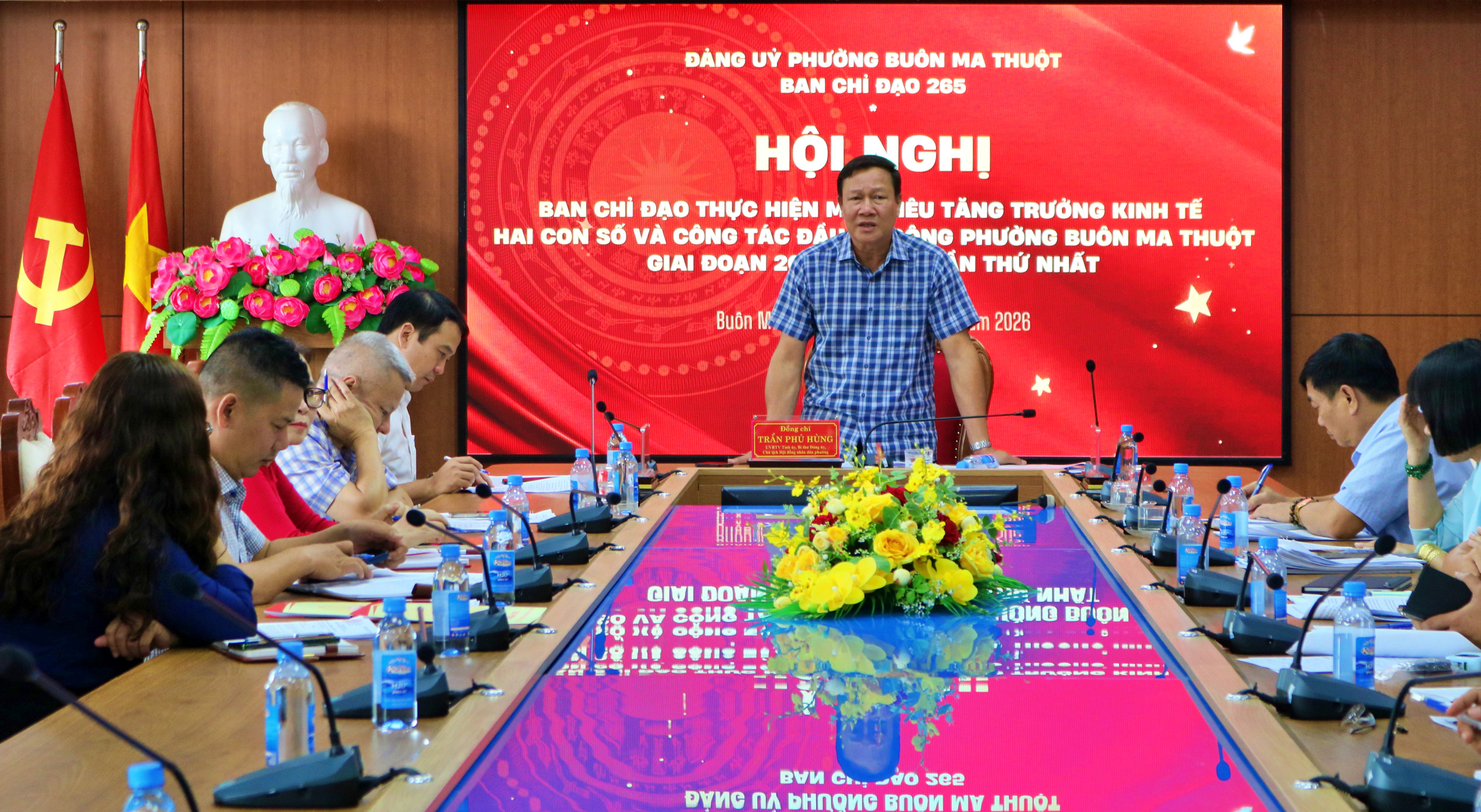 Phường Buôn Ma Thuột: Tiếp tục tập trung khai thác hiệu quả quỹ đất công, đẩy nhanh tiến độ các dự án trọng điểm và quyết liệt thực hiện các giải pháp nhằm hoàn thành mục tiêu tăng trưởng kinh tế hai con số giai đoạn 2026 - 2030.