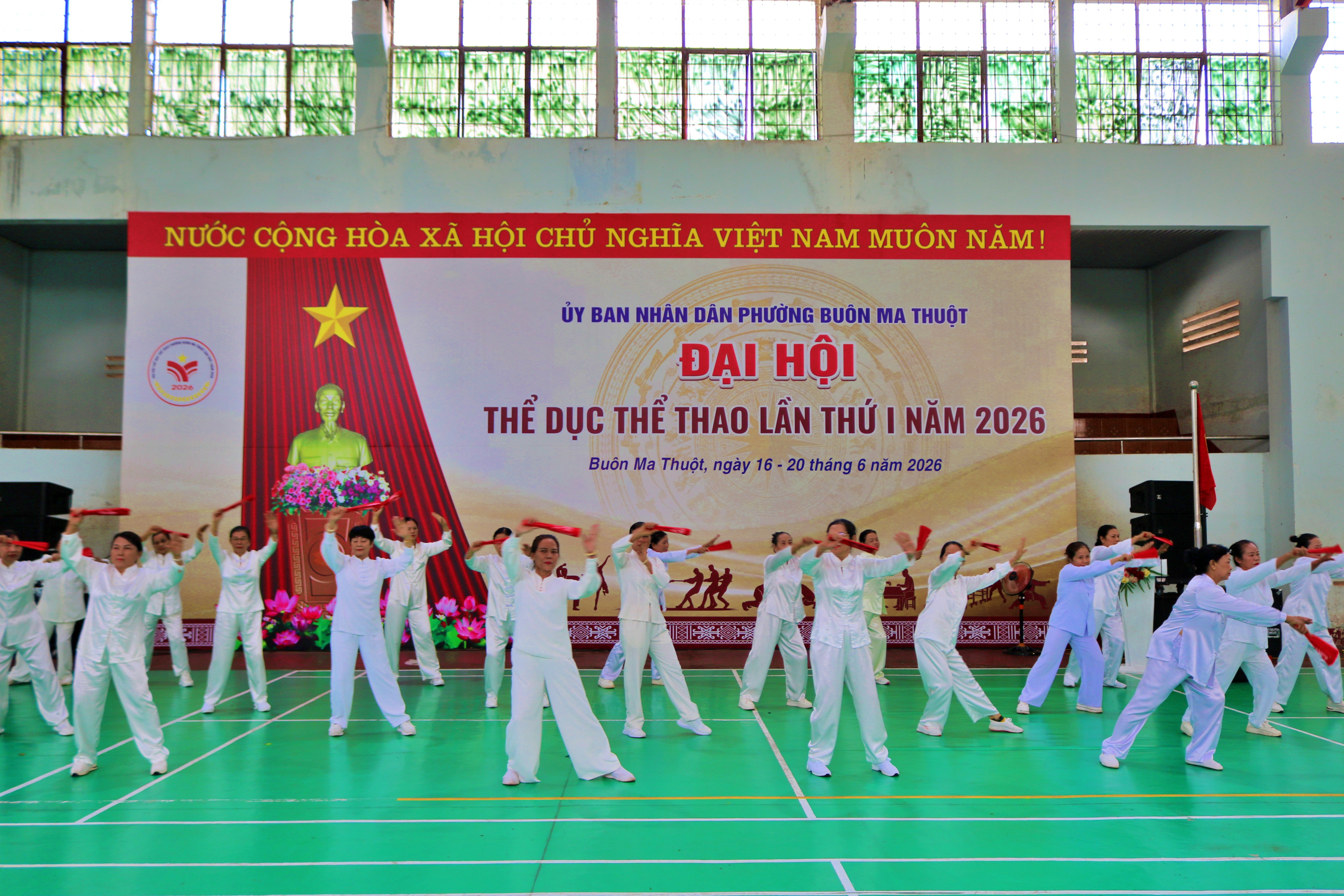 Phường Buôn Ma Thuột: Gần 700 vận động viên tham gia thi đấu tại Đại hội Thể dục Thể thao phường Buôn Ma Thuột lần thứ I năm 2026