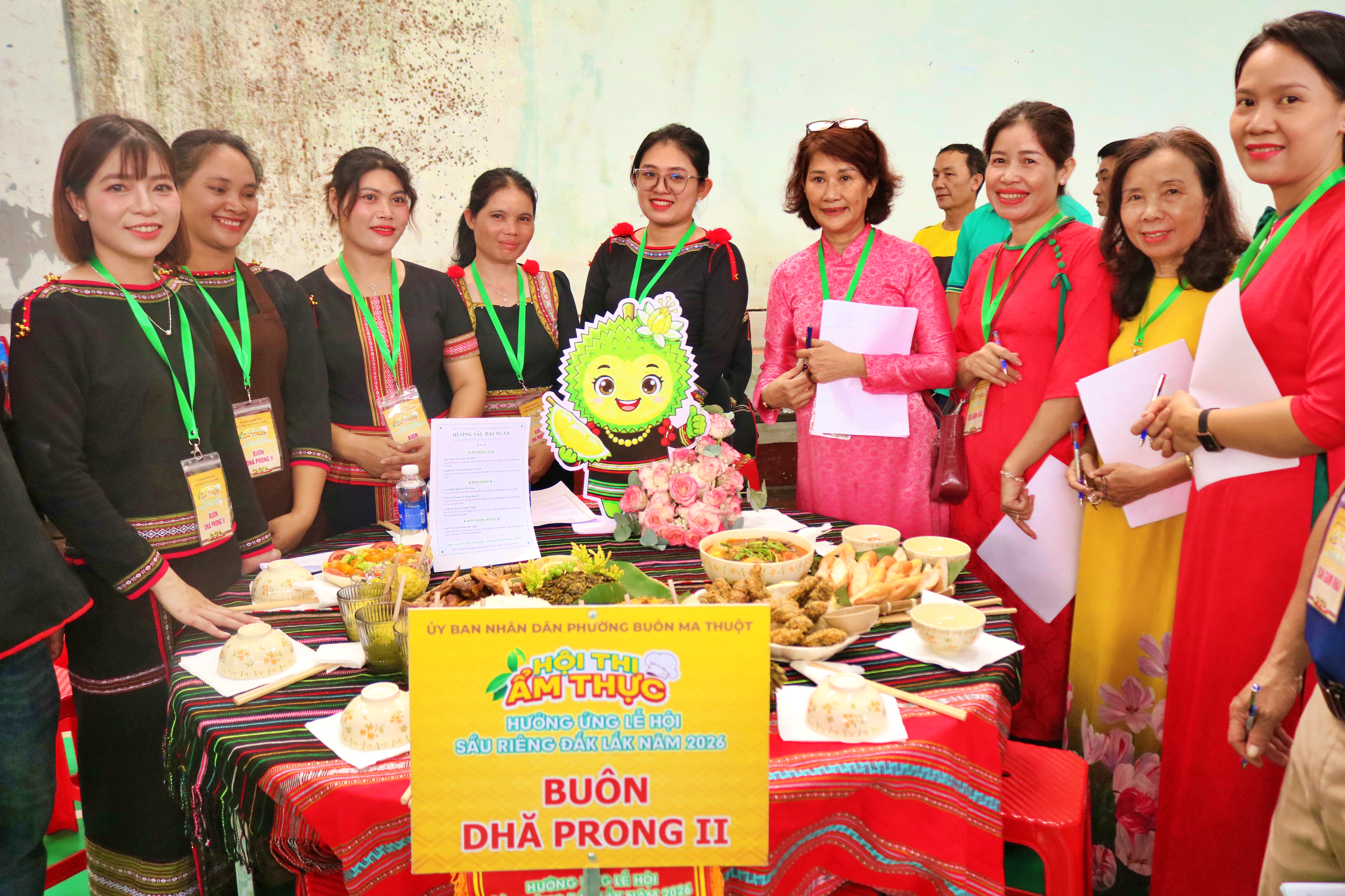 Đậm đà, đặc sắc hương vị sầu riêng trong Hội thi “Hương vị sầu riêng, tinh hoa ẩm thực Buôn Ma Thuột”.