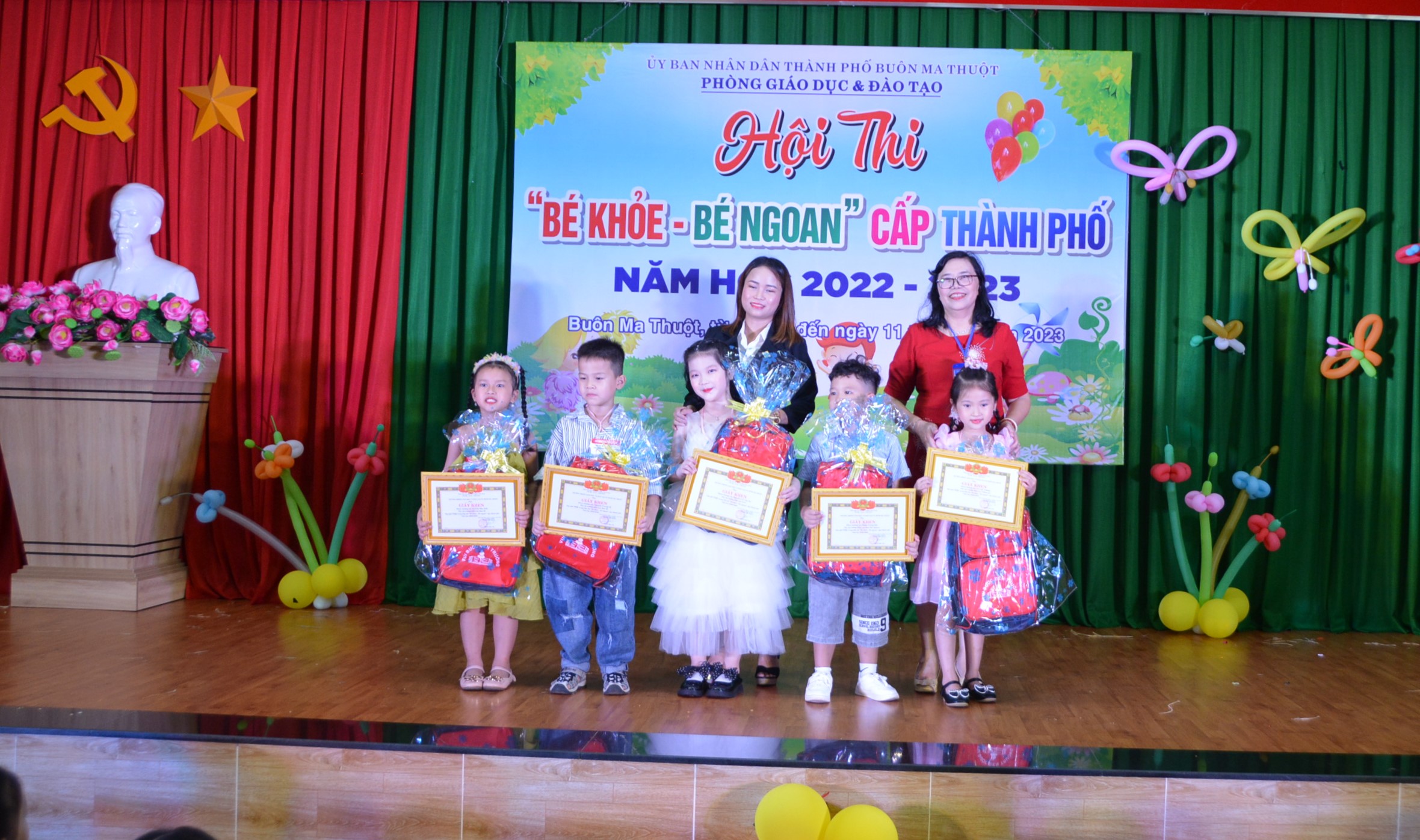 Tưng bừng ngày hội Giao lưu “Bé khỏe – Bé Ngoan” cấp thành phố năm học 2022-2023